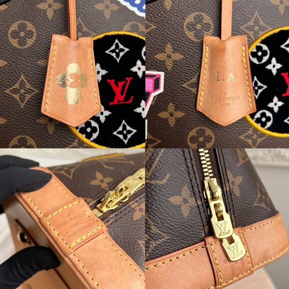 Authentic Louis Vuitton Alma Limited Edition Patches Monogram Canvas PM B0870 - Picture 12 of 16